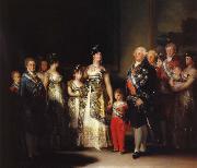 Francisco Goya karl iv med sin familj oil painting reproduction